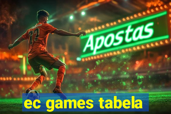 ec games tabela